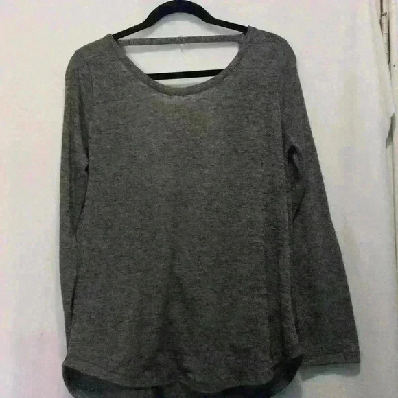 Threads for Thought size L reversible Gray criss cross recycled/ organic cotton - Picture 4 of 5